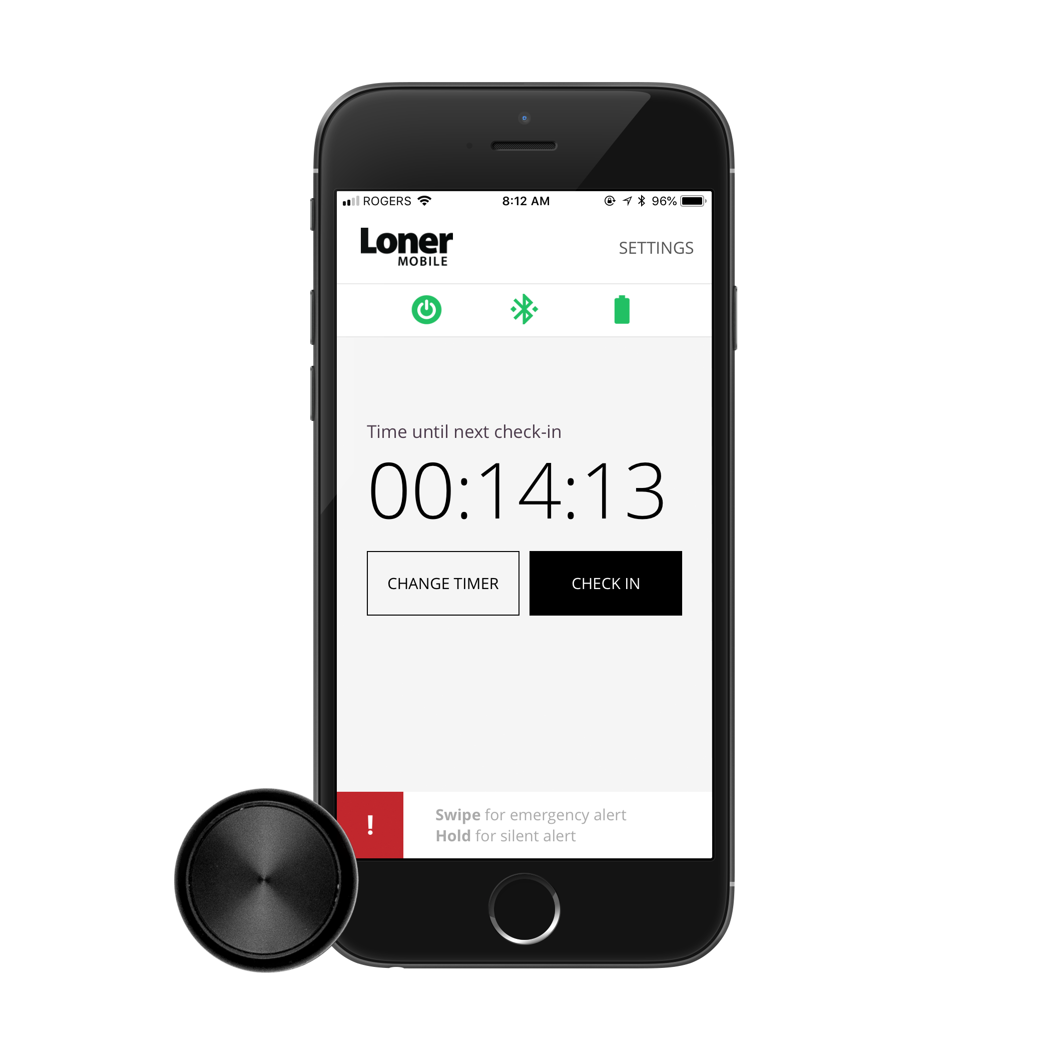 Loner mobile sos button - Thumnail